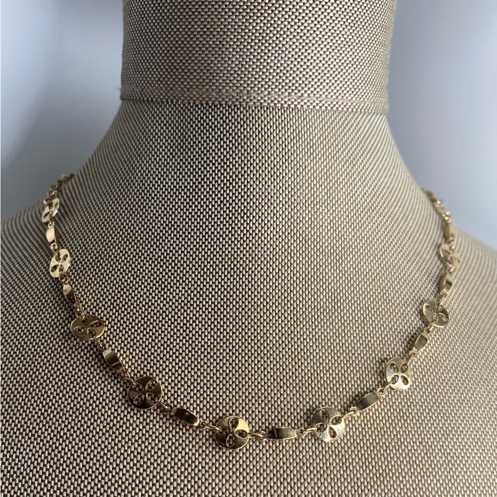 Gold Adjustable Choker Necklace